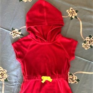 Hanna Andersson Girls Terry Cover up, Size 90